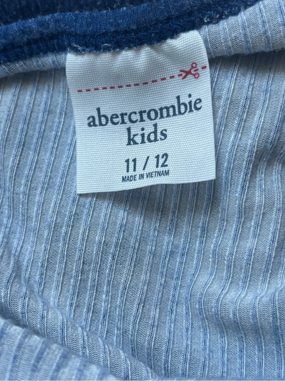abercrombie kids Blue Tie-Dye Ribbed Tank Dress or Swim Cover Up